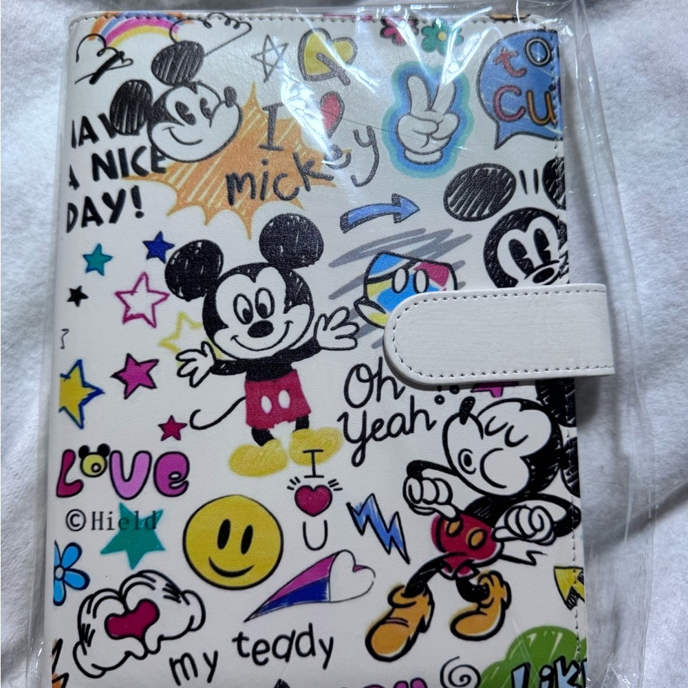 Disney Colorful Mickey Mouse Binder